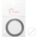 MATIERE グリッター ラインテープ シルバー 1mm