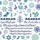 写ネイル スノードリーム(ブルー) SD-004