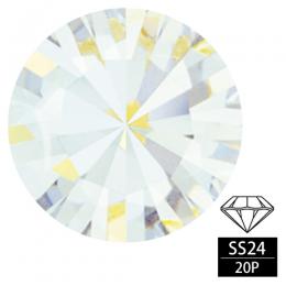 プレシオサ SS24 Vカットホワイトオパール 20P