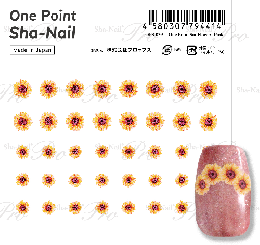 写ネイル ワンポント SunFlower-Pink-OPS-039