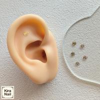 KiraNail 超薄型メタルカメリアパーツ ゴールド10P