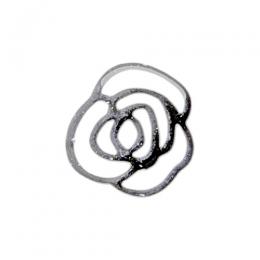 KiraNail 超薄型メタルカメリアパーツ シルバー 10P