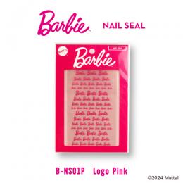 Barbie ネイルシール ロゴ ピンク