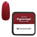 KiraNail Pigmentgel 03 パーマネントルビー