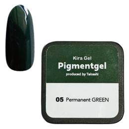 KiraNail Pigmentgel 05 パーマネントグリーン