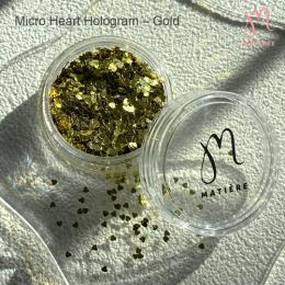 MATIERE マイクロハートホログラム ゴールド
