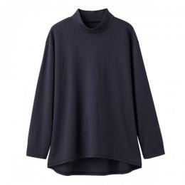 +ベネクス8671 CTハイネック長袖レディースネイビーF