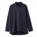 +ベネクス8671 CTハイネック長袖レディースネイビーF