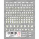 ツメキラes 小花 ホワイト ES-SFL-001