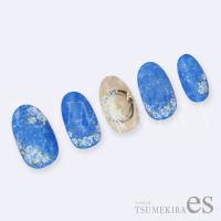 ツメキラes 小花 ホワイト ES-SFL-001