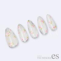 ツメキラes 小花 ピンク ES-SFL-002