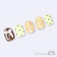 ツメキラes 小花 ピンク ES-SFL-002