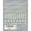 ツメキラes 小花 ブルー ES-SFL-003