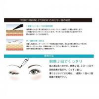 プロラッシュ タンニングアイブロウ Pグレージュ 6本