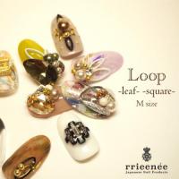 BonnailXRieNofuji Loop leaf M ゴールド