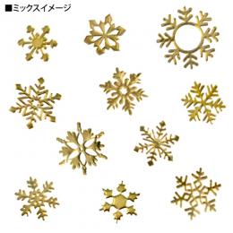 セレクション 雪の結晶ミックス ゴールド 100P M-9
