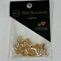 カロンオリジナル クリスタル蝶 ブルーオーロラ 30P