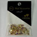 カロンオリジナル クリスタル蝶 イエローオーロラ 30P