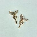 カロンオリジナル チャーム付ウィングパーツ ゴールド2P