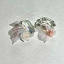 カロンオリジナル バタフライ付クリアラウンドストーン PK 2P