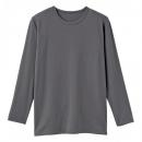 +ベネクス8717オウチインナークルーネック9分メンズチャコールM