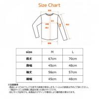 +ベネクス8717オウチインナークルーネック9分メンズチャコールM