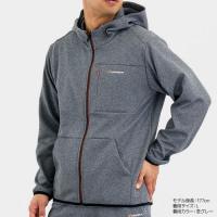 +ベネクス8114 RMWジップUPフードジャケットグレーL