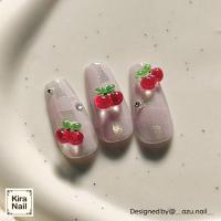 KiraNail ぷっくりチェリー 5P