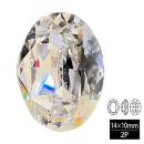 プレシオサ オーバル 14X10 クリスタル 2P