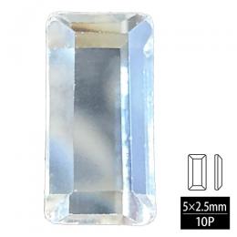 プレシオサ バゲット 5X2.5 クリスタル 10P