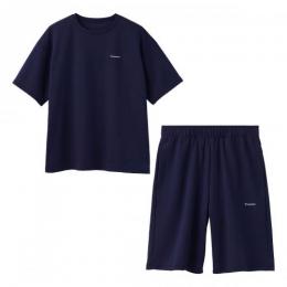 +ベネクス8611 CPハーフセットUPユニセックスネイビーL