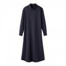 +ベネクス8673 コンフォートタッチワンピース ネイビー