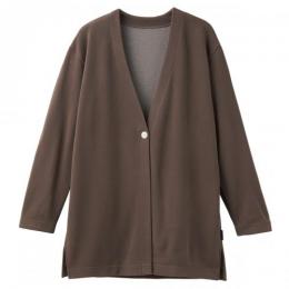 +ベネクス8454Cヒートカーディガンレディース モカ F