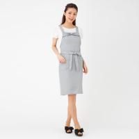 ネイルガーデン リボンエプロン グレー