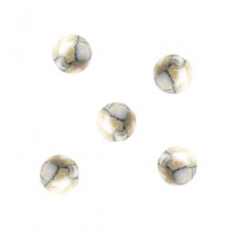 BonnailXRie マルマーブル オペークホワイト 3mm