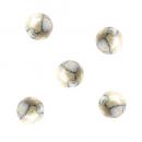 BonnailXRie マルマーブル オペークホワイト 4mm