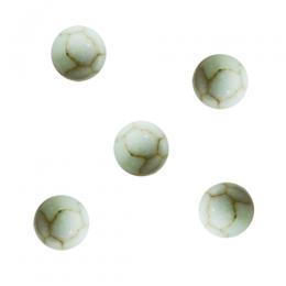 BonnailルXRie マルマーブル オペークターコイズ 4mm