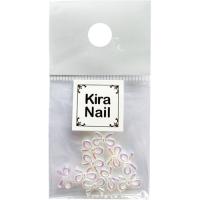 KiraNail オーロララインリボン オーロラホワイト 10P