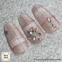 KiraNail リーフストーン オーロラ 4mm 10P