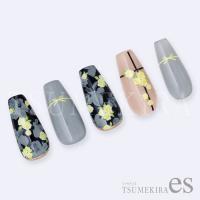 ツメキラes 小花 イエロー ES-SFL-005