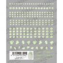 ツメキラes 小花 グリーン ES-SFL-006