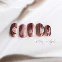 BonnailXrrieenee クレセントムーン ピンクゴールド