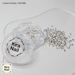 KiraNail リーフ型スタッズ1.5x3mm SV 500P