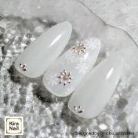 KiraNail リーフ型スタッズ1x2mm SV 500P