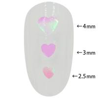 MATIERE ハートホログラム オーロラピンク 2.5mm