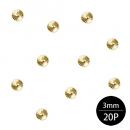 セレクション コインスタッズゴールド3mm 20P