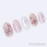 ツメキラ 紫陽花 ミニサイズ スモーキー NN-YMI-006