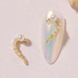 セレクション ハートストーンパーツ パール