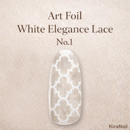KiraNail アートホイル ホワイトエレガンスレース No.1