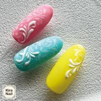 KiraNail アートホイル ホワイトエレガンスレース No.2